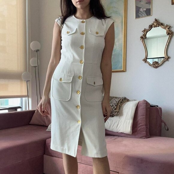 Graduation White Summer Dress - Picture 6 of 6